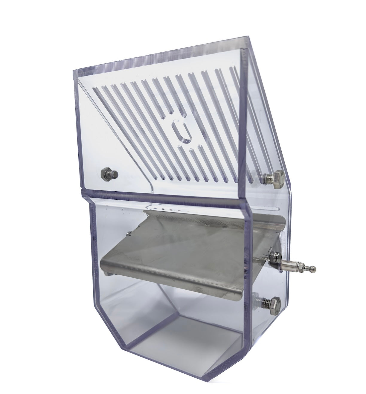 Buuffe Rack Infeed buffer bin assembly – Green Vault Systems
