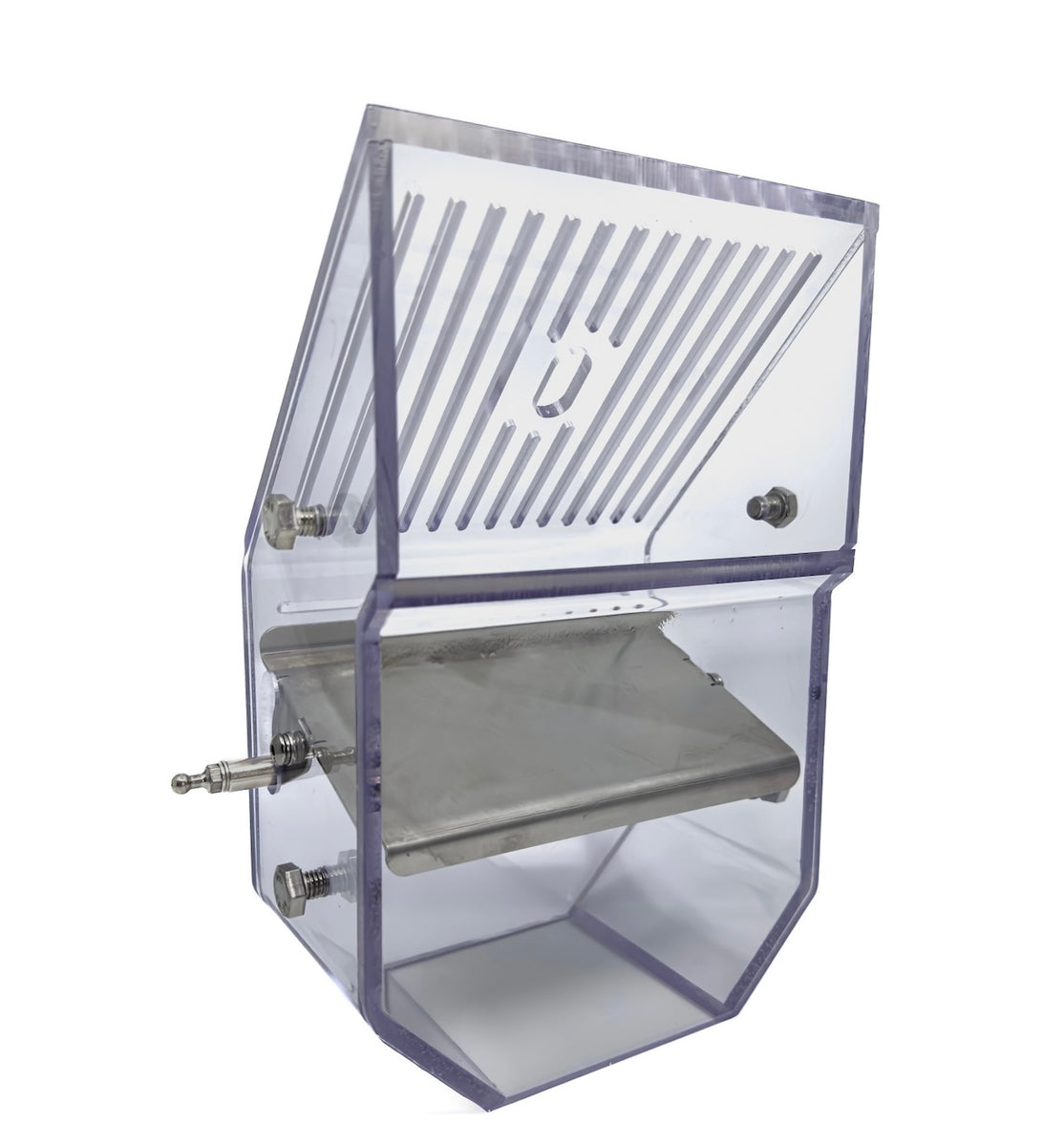 Infeed buffer bin assembly – Green Vault Systems